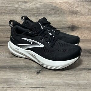 Brooks Glycerin GTS 22 Womens Size 9 B Wide Black White Running Walking Shoes